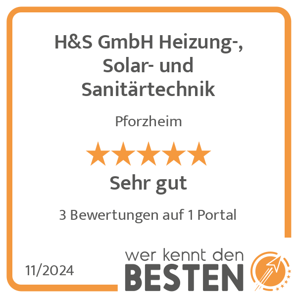 H&S GmbH Heizung-, Solar- und Sanitärtechnik in Pforzheim - Logo