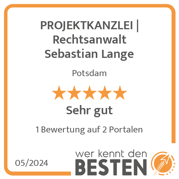 PROJEKTKANZLEI Rechtsanwalt Sebastian Lange in Potsdam - Logo