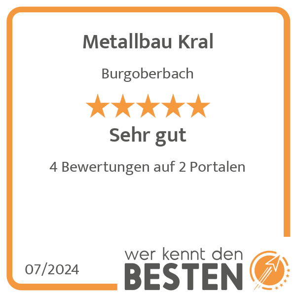 Metallbau Kral in Burgoberbach - Logo