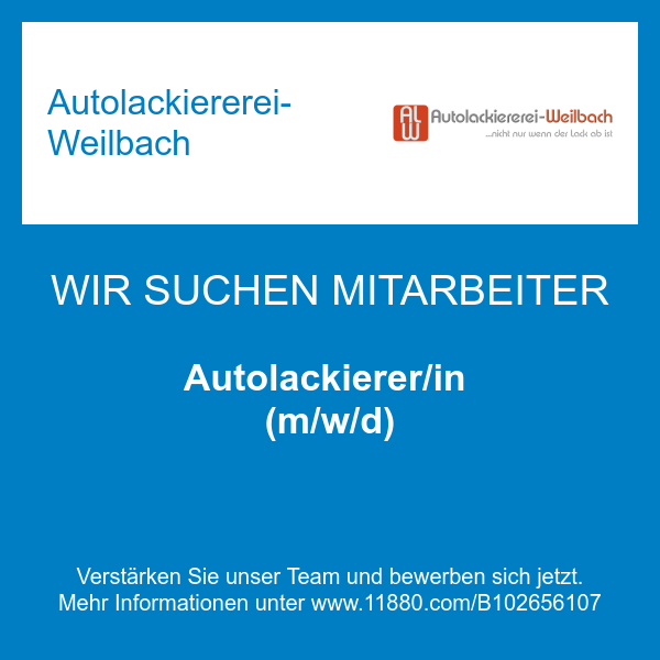 Autolackiererei-Weilbach - Autolackierer/in (m/w/d …