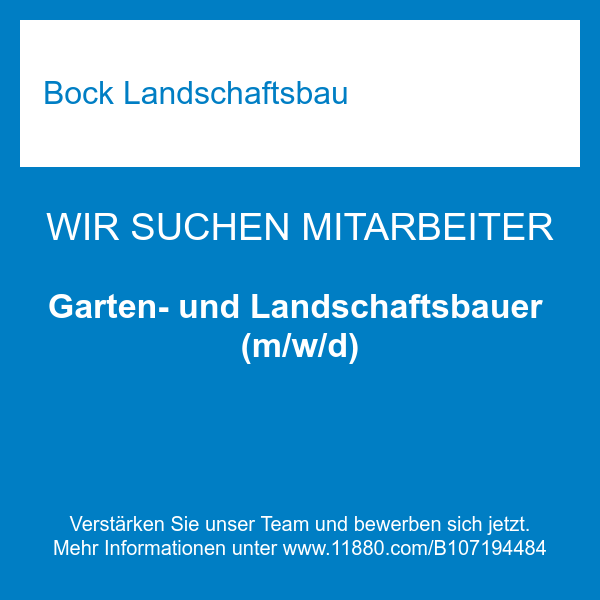 Garten- und Landschaftsbauer (m/w/d)