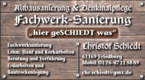 Fachwerk-Sanierung Schiedt