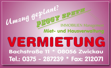 Immobilien Management Peggy Speth in Zwickau - Logo