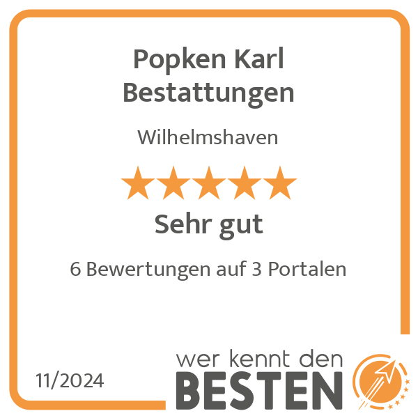 Popken Karl Bestattungen in Wilhelmshaven - Logo