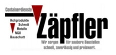 Logo von Containerdienste Zäpfler