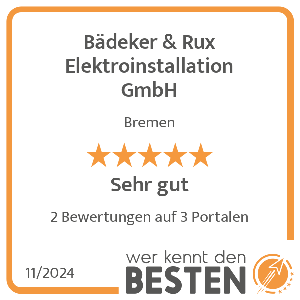 Bädeker & Rux Elektroinstallation GmbH in Bremen - Logo