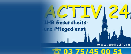 Logo von ACTIV 24 Ambulante Pflegedienste Zwickau GmbH