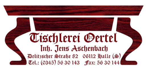 Tischlerei Oertel in Halle (Saale) - Logo