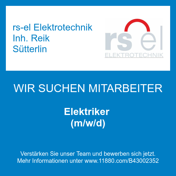 rs-el Elektrotechnik Inh. Reik Sütterlin in Haiterbach - Logo