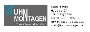 Kuhn Montagen in Hofheim in Unterfranken - Logo