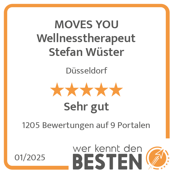 MOVES YOU Wellnesstherapeut Stefan Wüster in Düsseldorf - Logo