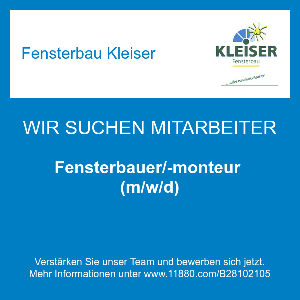 Fensterbau Kleiser in Titisee Neustadt - Logo