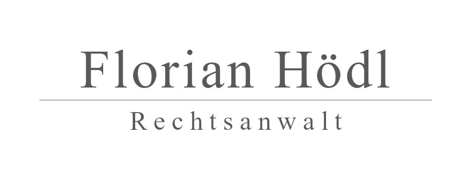 Florian Hödl Rechtsanwalt in München - Logo