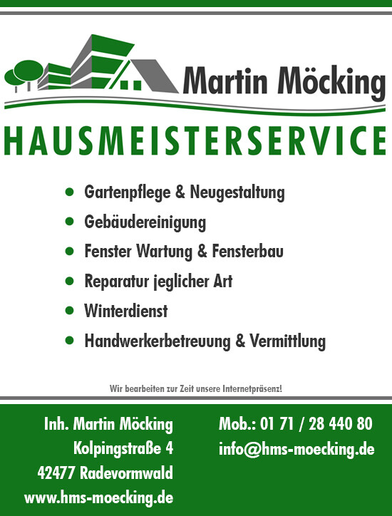 Hausmeisterservice Möcking in Radevormwald - Logo