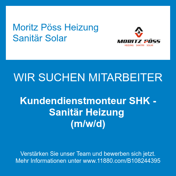 Moritz Pöss Heizung Sanitär Solar in Sindelfingen - Logo