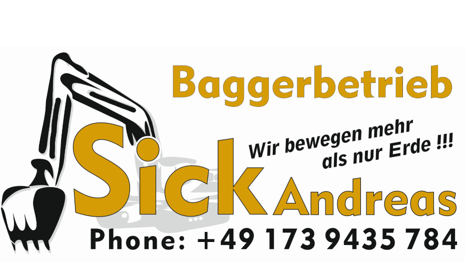Andreas Sick Baggerbetrieb in Müllheim in Baden - Logo