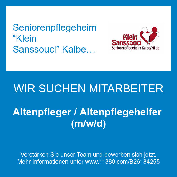 Seniorenpflegeheim “Klein Sanssouci” Kalbe / Milde GmbH in Kalbe Milde - Logo