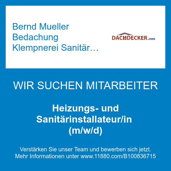 Bernd Mueller Bedachung Klempnerei Sanitär Heizung GmbH in Hamburg - Logo