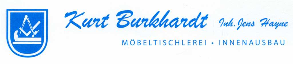 Logo von Möbeltischlerei Burkhardt Kurt Inh. Jens Hayne