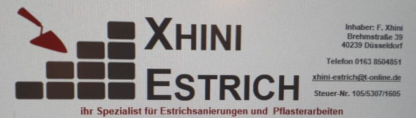 Xhini Estrich Sanieren in Düsseldorf - Logo