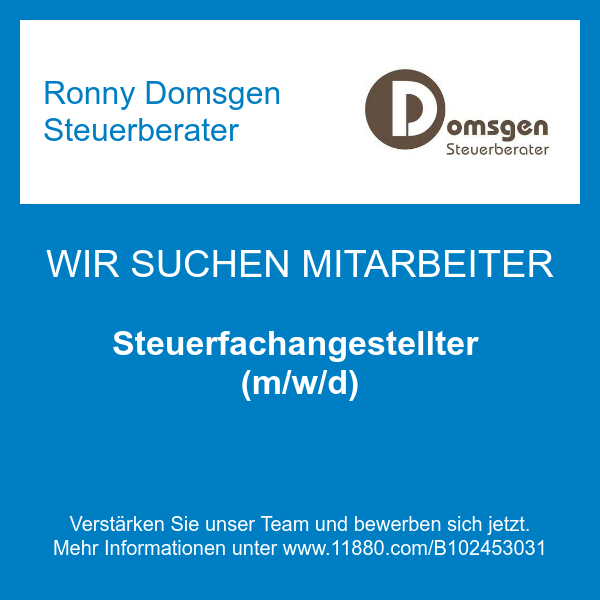 Ronny Domsgen Steuerberater in Burg bei Magdeburg - Logo