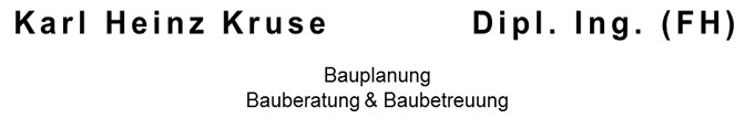 Karl-Heinz Kruse Bauplanung in Boizenburg an der Elbe - Logo