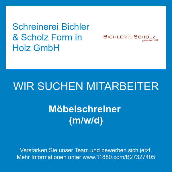 Schreinerei Bichler & Scholz Form in Holz GmbH in Rosenheim in Oberbayern - Logo