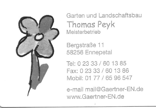 Thomas Peyk Garten- und Landschaftsbaumeisterbetrieb in Ennepetal - Logo