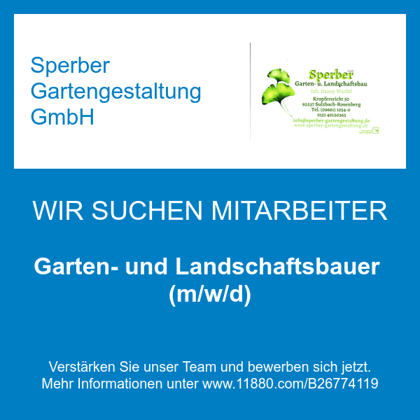 Sperber Gartengestaltung GmbH in Sulzbach Rosenberg - Logo