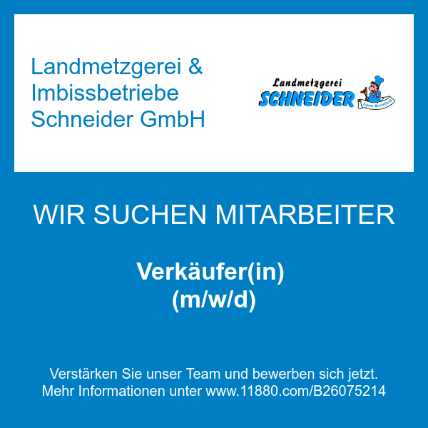 Landmetzgerei & Imbissbetriebe Schneider GmbH in Limburg an der Lahn - Logo