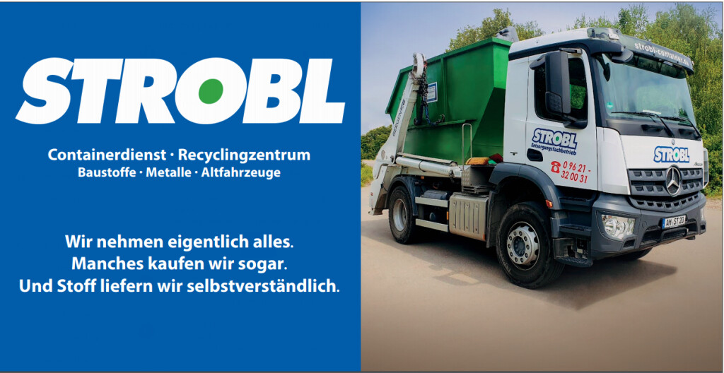 STROBL GmbH Containerdienst Entsorgungsfachbetrieb Recyclingzentrum Amberg in Amberg in der Oberpfalz - Logo