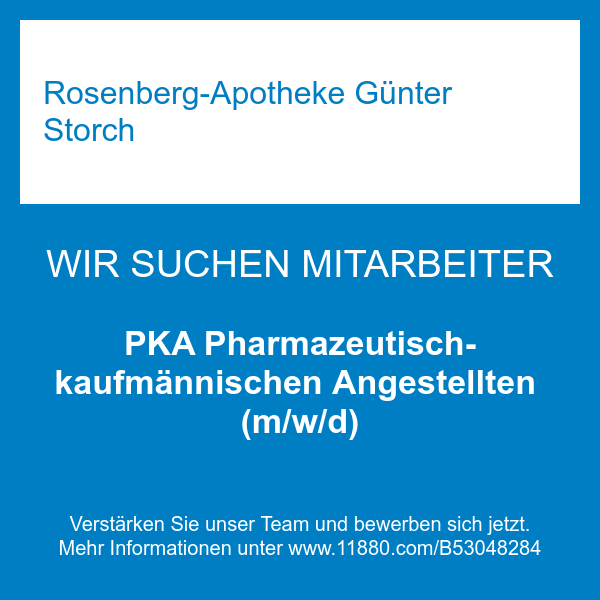 Rosenberg-Apotheke Günter Storch - PKA   Pharmazeu …