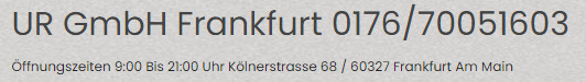 Entrümpelung & Haushaltsauflösung Frankfurt UR GmbH in Frankfurt am Main - Logo