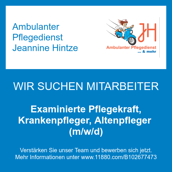 Ambulanter Pflegedienst Jeannine Hintze in Thale - Logo