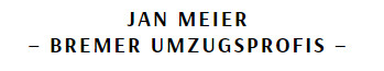 Logo von Jan Meier - Bremer Umzugsprofis -