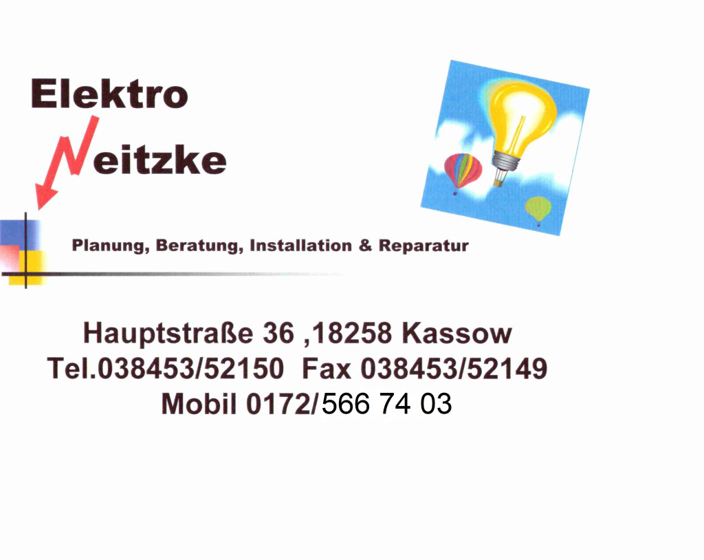 Elektro Neitzke in Schwaan - Logo
