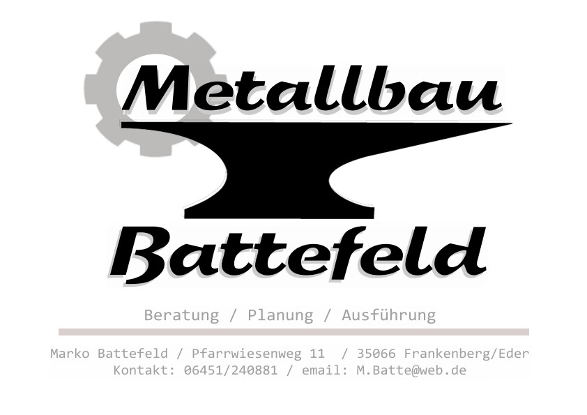 Marko Battefeld Metallbau in Frankenberg an der Eder - Logo