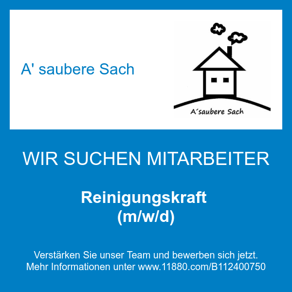 A' saubere Sach in Traunreut - Logo