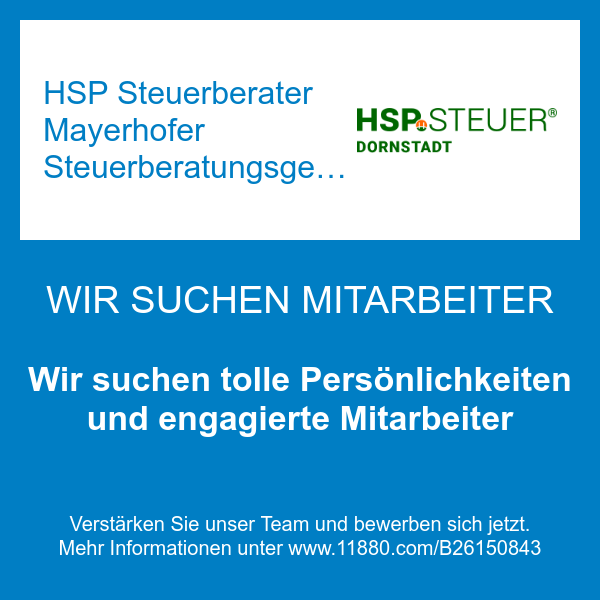 HSP Steuerberater Mayerhofer Steuerberatungsges. mbH in Dornstadt in Württemberg - Logo