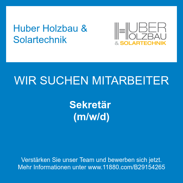 Huber Holzbau & Solartechnik in Lautenbach im Renchtal - Logo