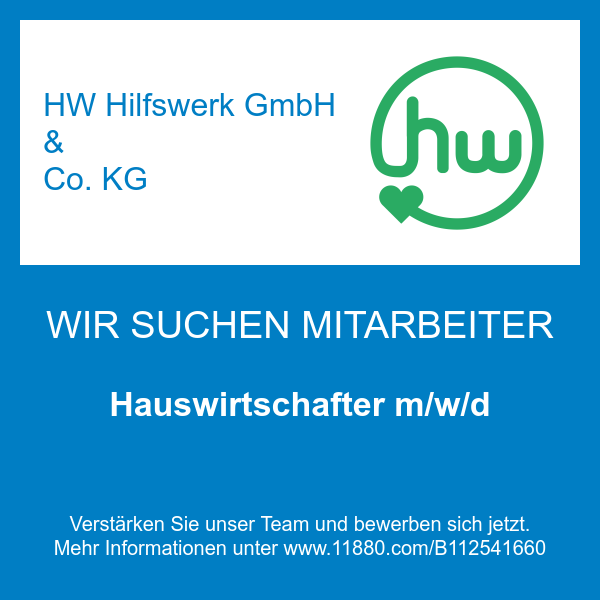 HW Hilfswerk GmbH & Co. KG in Hamburg - Logo