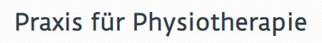Logo von Praxis für Physiotherapie