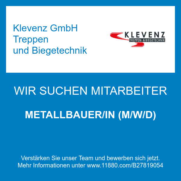 Klevenz GmbH Treppen und Biegetechnik in Waghäusel - Logo