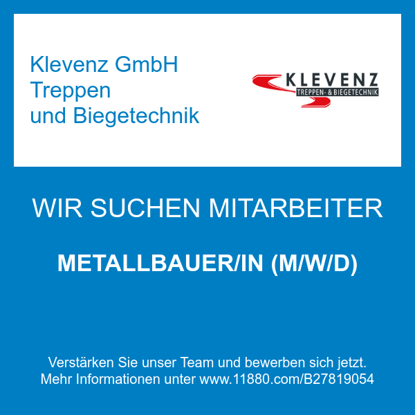 Klevenz GmbH Treppen und Biegetechnik - METALLBAUE …
