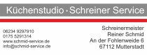 Reiner Schmid Küchenstudio und SchreinerService