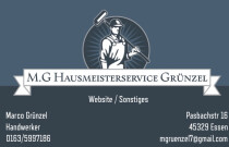 Hausmeisterservice Grünzel