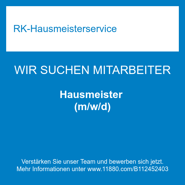 Hausmeister (m/w/d)