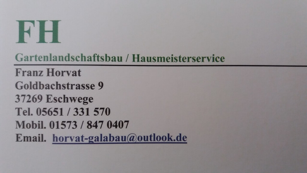 FH Gartenlandschaftsbau / Hausmeisterservice in Meißner - Logo