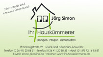 Ihr Hauskümmerer Jörg Simon