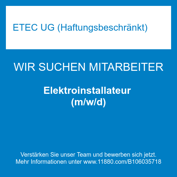Elektroinstallateur (m/w/d)